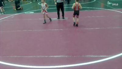 50 lbs Round 1 (4 Team) - Gideon Gilchrist, Alabama Hammers vs Trey Sanders, Mat Assassins