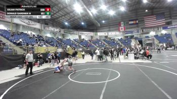 132 lbs Consi Of 8 #2 - Julian Patrick, Gunnison vs Donald Gardner III, Mile High WC