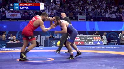 97 kg Qualif. - Givi Matcharashvili, Georgia vs Magomedgadji Nurov, North Macedonia