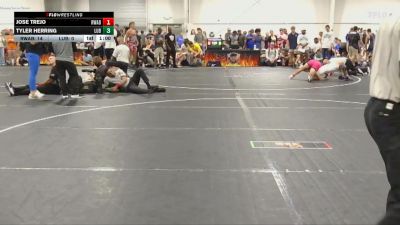 126 lbs Round 1 (4 Team) - Tyler Herring, Level Up Black vs Jose Trejo, RWA Blue