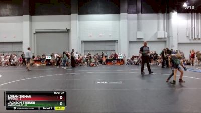 55 lbs Round 7 (8 Team) - Logan Zigman, MF Purge vs Jackson Steiner, Untouchables