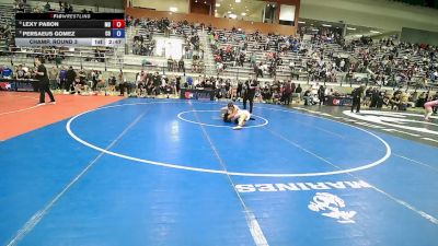 U20 Women - 59 lbs Champ. Round 3 - Lexy Pabon, MD vs Persaeus Gomez, CO