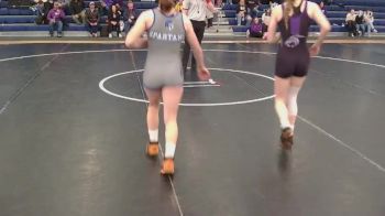 120 lbs Placement Matches - Ashlyn Wolff, Sedgwick County/Fleming Girls vs Keira Crane, Lincoln East