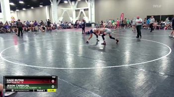 132 lbs Round 7 (10 Team) - Gage Rutan, Fight Barn WC vs Jeson Carbajal, Florida Elite Wrestling Academy