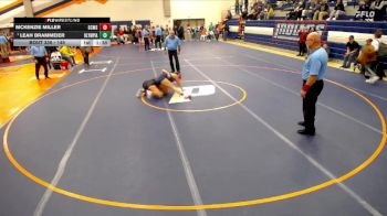 145 lbs 1st Place Match - Leah Brammeier, Stanford (Olympia) vs McKenzie Miller, Gibson City (G.C.-Melvin-Sibley)