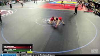 Quarterfinal - Evelyn Becher, Lincoln High Girls vs Saije Phelps, Sandhills Valley Girls