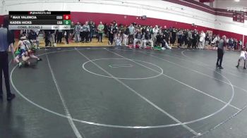 126 lbs Cons. Round 2 - Kaden Hicks, Legacy vs Max Valencia, Corona Del Sol High School
