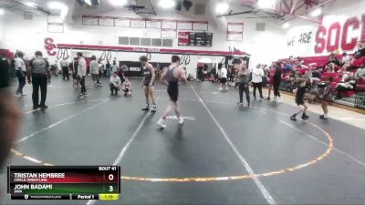 132/138 Round 3 - John Badami, SWA vs Tristan Hembree, Circle Wrestling