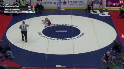 82 lbs Consi Of 32 #2 - Brayden Jacoby, Moshannon Valley vs Kellon Kanaskie, Danville
