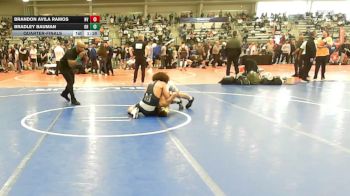 120 lbs Quarterfinal - Brandon Avila Ramos, NV vs Bradley Bauman, OH