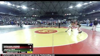 100 lbs Champ. Round 1 - Kataleana Warner, Mat Rats Rebooted Wrestling vs Jakayla Cruz, Victory Wrestling-Central WA