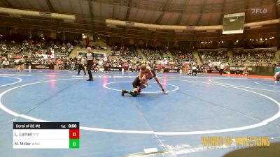 67 lbs Consi Of 32 #2 - Lukas Lomeli, Shawnee Takedown Club vs Noah Miller, Waverly Area Wrestling Club