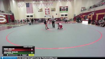 132 lbs Champ. Round 1 - Brianna Avalos, Rocky Mountain vs Roxy Nolan, Canyon Ridge