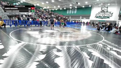 215 lbs Cons. Round 4 - James Naranjo, Santiago Corona vs Zavien Aguirre, Holtville