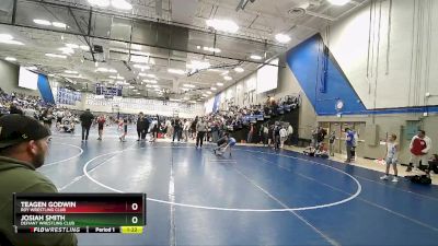 76 lbs Cons. Round 2 - Josiah Smith, Defiant Wrestling Club vs Teagen Godwin, Roy Wrestling Club