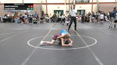 84 lbs Round 2 (8 Team) - Caleb Swain, Revival Beast vs Joseph Hertzog, Lions Den