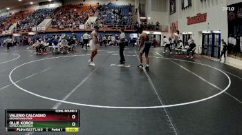 144 lbs Cons. Round 2 - Valerio Calcagno, Georgetown Prep vs Ollie Korch, Loyola-Blakefield