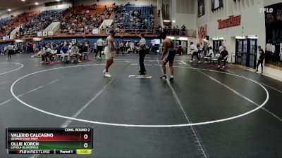 144 lbs Cons. Round 2 - Valerio Calcagno, Georgetown Prep vs Ollie Korch, Loyola-Blakefield