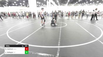 150 lbs Semifinal - Nathan Saldivar, Mercenary vs Lorenzo Gallegos, Top Rank