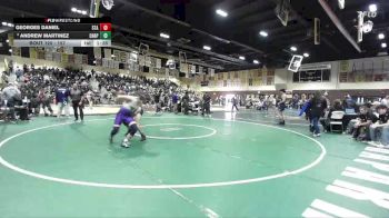 157 lbs Champ. Round 1 - Georges Daniel, St. Augustine vs Andrew Martinez, Chapparal