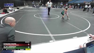 61-64 lbs Round 1 - Kynleigh Moore, Dodge City Wrestling Academy vs Blair Anderson, Derby Wrestling Club