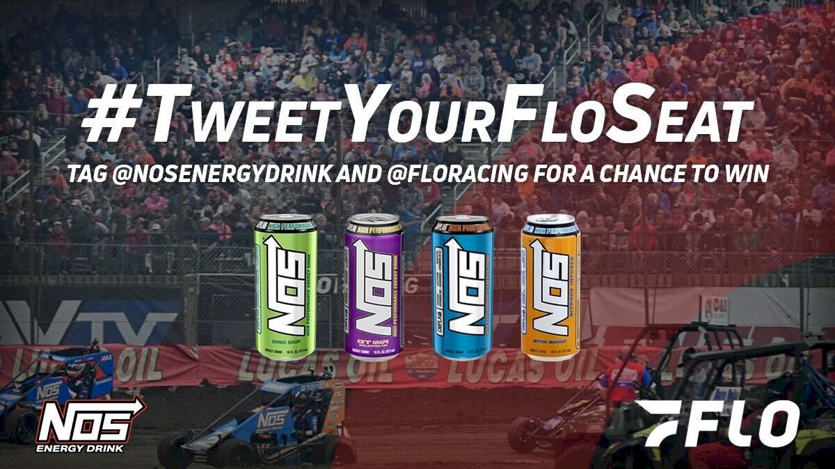 #TweetYourFloSeat During Chili Bowl To Win NOS Energy Drink Prizes