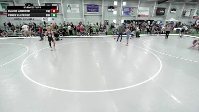 Junior Boys - 132 lbs Cons. Round 3 - Blaine VanDyke, Conrad Wrestling Club vs Perez Eli Perez, Moen Wrestling Academy