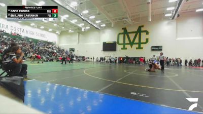 138 lbs Cons. Round 2 - Emiliano Castanon, Fillmore vs Ozzie Preuss, Millikan