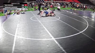144 lbs 2nd Place Match - Max Richins, Utah vs Brigham Cookson, Utah