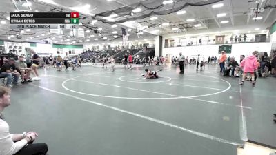 80 lbs 3rd Place Match - Ethan Estes, Purler Wrestling Academy vs Jack Seago, Open Mats