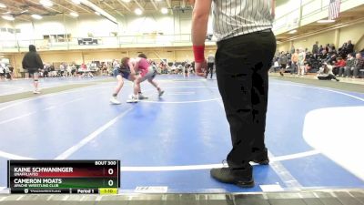 135-140 lbs Quarterfinal - Cameron Moats, Apache Wrestling Club vs Kaine Schwaninger, Unaffiliated