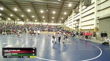 144 lbs Champ. Round 2 - Gunner Griffs, Grantsville vs Luke Sutherland, Lone Peak