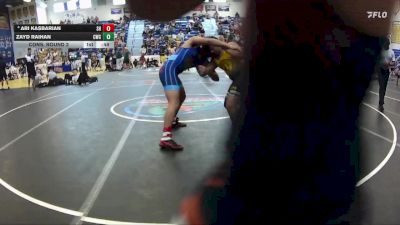190 lbs Cons. Round 2 - Zayd Raihan, Cowboy Wrestling Club vs Ari Kasbarian, Satellite HS