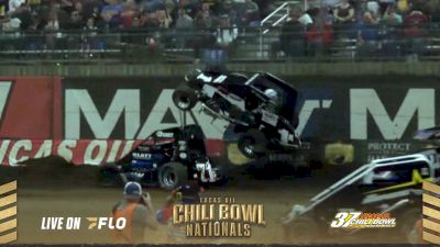 Brayton Lynch Tumbles Into Fence At Chili Bowl, Damion Gardner Penalized