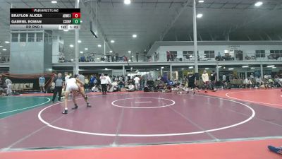 128 lbs Rr Rnd 5 - Braylon Alicea, Alpha Dawgz - HSBAFC vs Gabriel Roman, Scorpions SJV - HSBAFC
