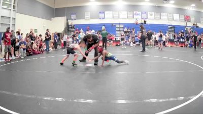 55 lbs Round 2 - Joel Manson, Mighty Warriors Wrestling Acad vs Brody Purvis, Might Warriors Wrestling Acad