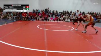 110 lbs Cons. Round 3 - Mila Pierce, Uintah vs Jasmine Hadden, Rock Springs