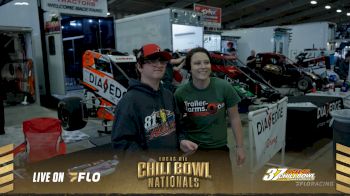 Ashton Thompson Racing For Ovarian Cancer Awareness At Chili Bowl