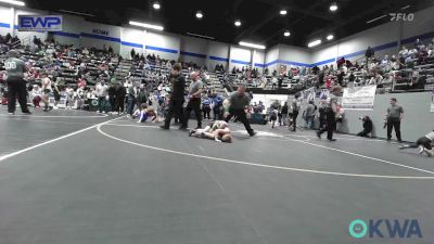 61 lbs Quarterfinal - Riott Gates, Elgin vs Canyon Jones, Tecumseh Youth Wrestling