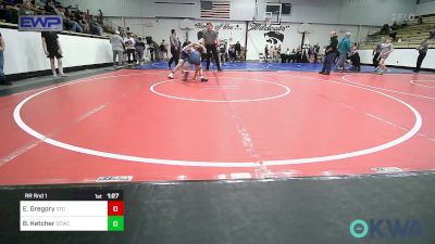 119 lbs Rr Rnd 1 - Ethan M Gregory, Grove Takedown Club vs Blake Ketcher, Dark Cloud Wrestling Club