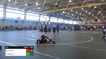 90 lbs Round 5 (6 Team) - Madlyn Hunter, Wisconsin Black vs Corabella Wesley, Beast Mode Pink