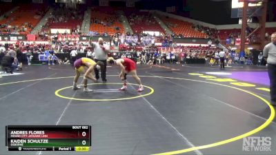 3-2-1A 157 Cons. Round 3 - Andres Flores, Mound City-Jayhawk Linn vs Kaiden Schultze, Osborne