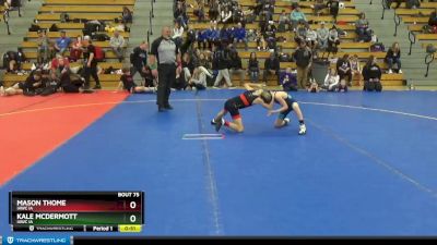 60 lbs Cons. Round 4 - Mason Thome, IAWC IA vs Kale McDermott, IAWC IA