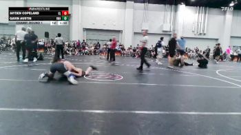 129 lbs Champ. Round 1 - Gavin Austin, Roundtree Wrestling Academy vs Jayden Copeland, Club Lucha