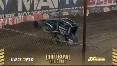 Tanner Thorson Spins And Wins Chili Bowl Heat Race
