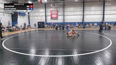 75 lbs Cru Hixson, Arkansas vs Elijah Castro, Texas
