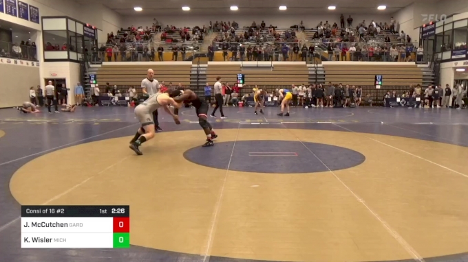 197 lbs Consi Of 16 #2 - Josh McCutchen, Gardner-Webb vs Kael Wisler ...