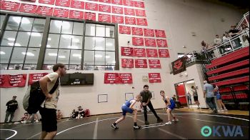 88 lbs Rr Rnd 1 - Augustus Heineken, Bridge Creek Youth Wrestling vs Carter Davis, Choctaw Ironman