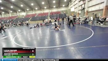 74 lbs Placement (16 Team) - Lucas Fincher, Crooks County vs Boston Backus, Utah Green