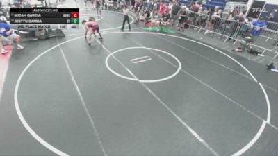 144 lbs 3rd Place Match - Justyn Bamba, Canyon View vs Micah Garcia, Rough House Wrestling Club